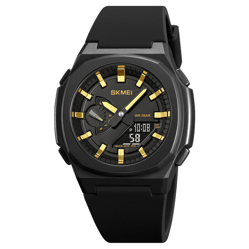 Montre numérique d'alarme chronographe multi-fonctions étanche à quartz pour hommes mode