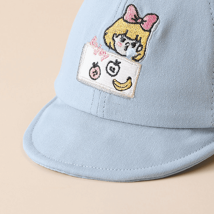 Baby Large Bow Soft Brimmed Baseball Cap pour le printemps et l'été léger respirant avec