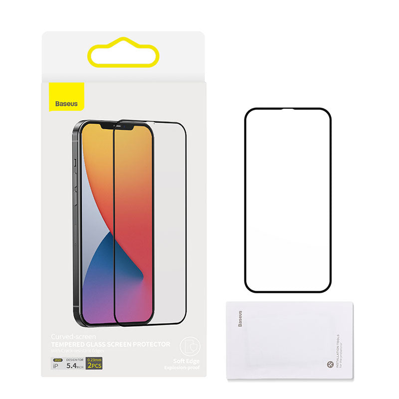 0.23mm Non cassé Edge Full-Screen Film trempé courbé pour IP 12 Mini 5.4 En pouces