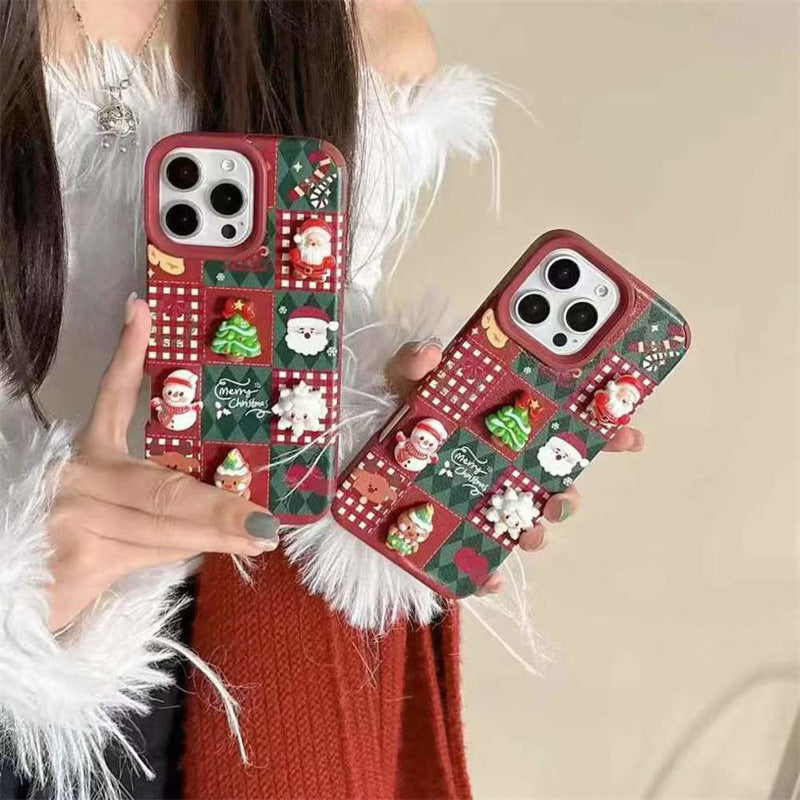 Cortex 3D Santa Claus Phone Case with Full Body Drop Protection
