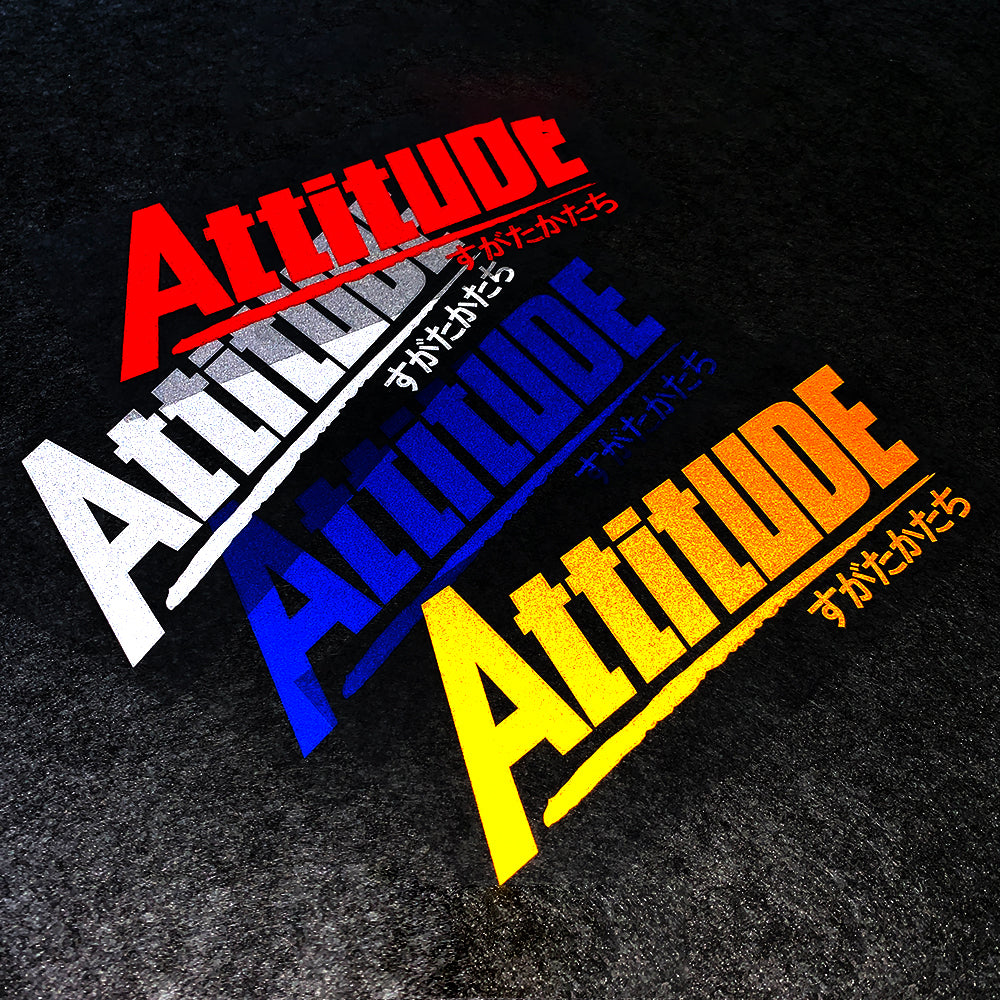 Personnalité JDM Jouer Voiture Attitude Corps Fenêtre Décoration Voiture Stickers Reflective Waterproo