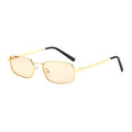 Lunettes de soleil tendance à la mode en métal
