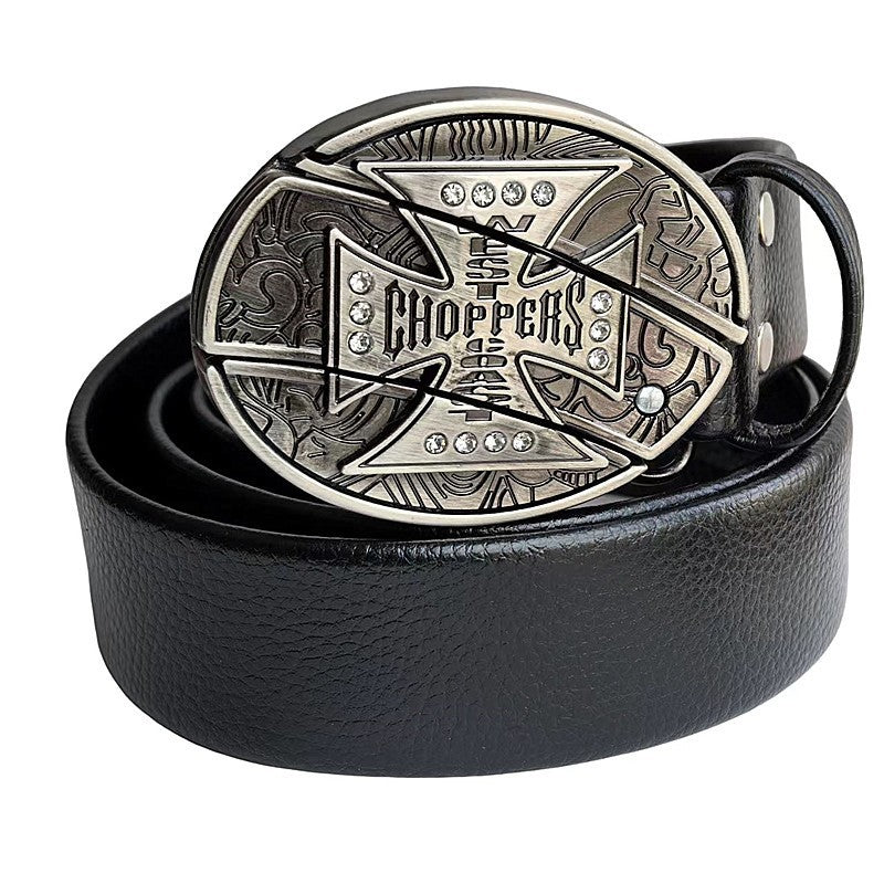 Boucle lisse pour auto-défense Trendy Punk style ceinture boucle avec un look distinctif