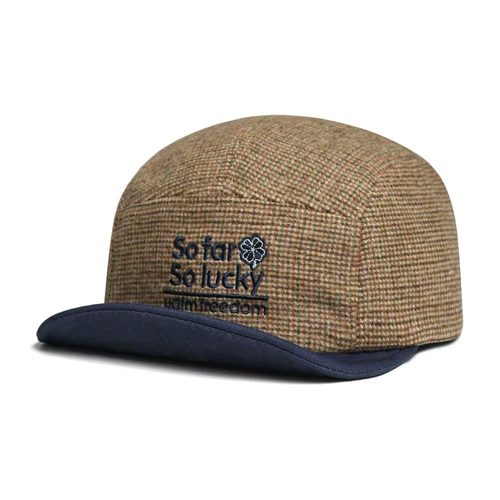 Casquette de baseball à lettres multicolores pour l'automne Et l'hiver