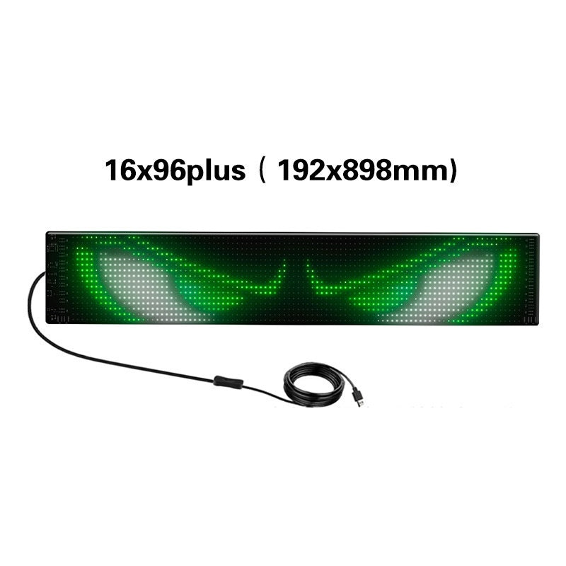 Voiture Flexible Publicité Bluetooth Smart Screen