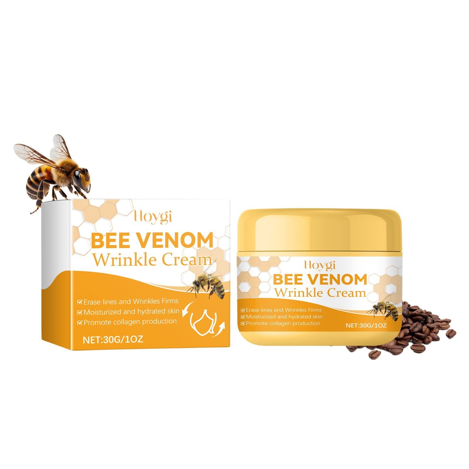 Crème d'humidité du visage de venin d'abeille HOYGI