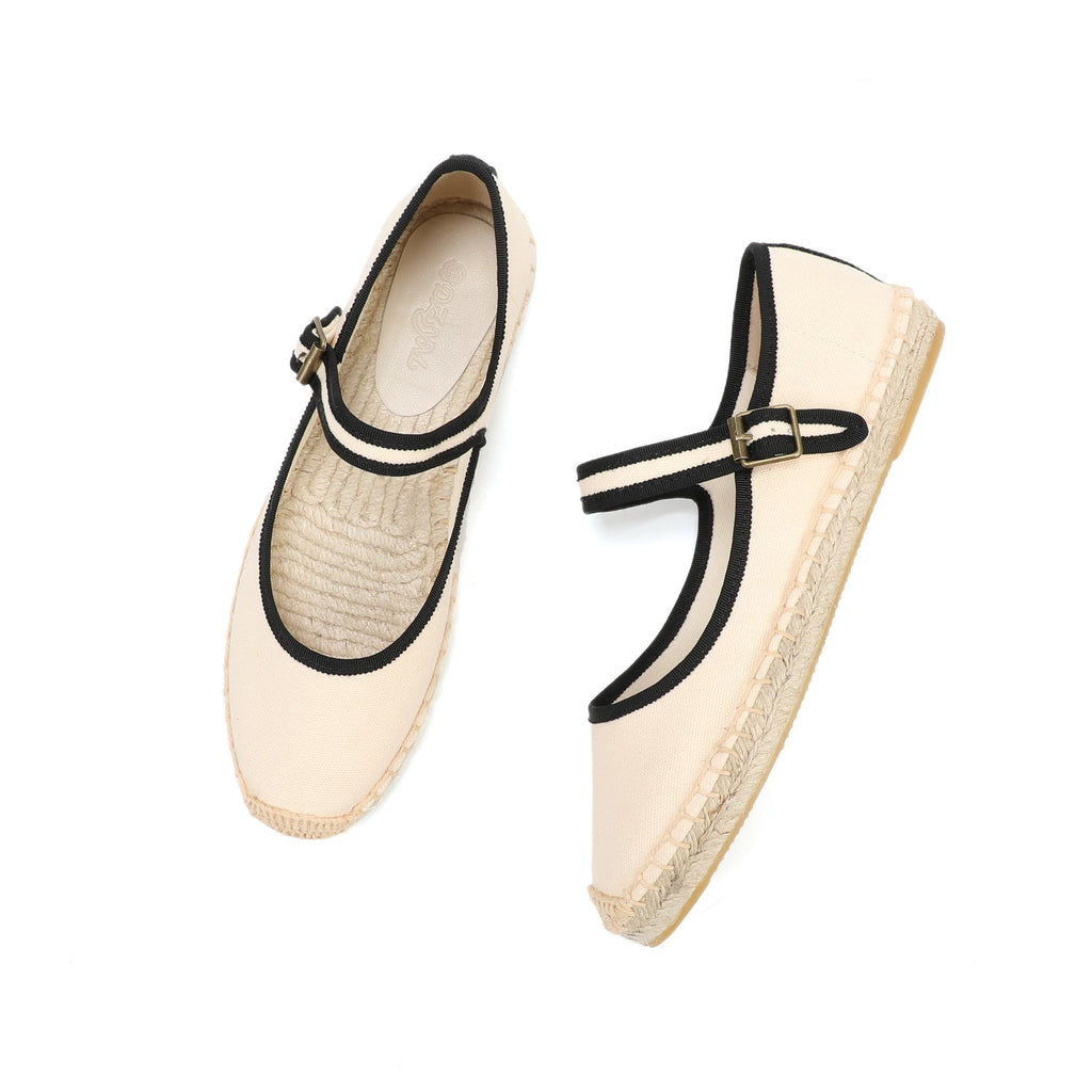 Chaussures d'été Plat Femmes style Chanel
