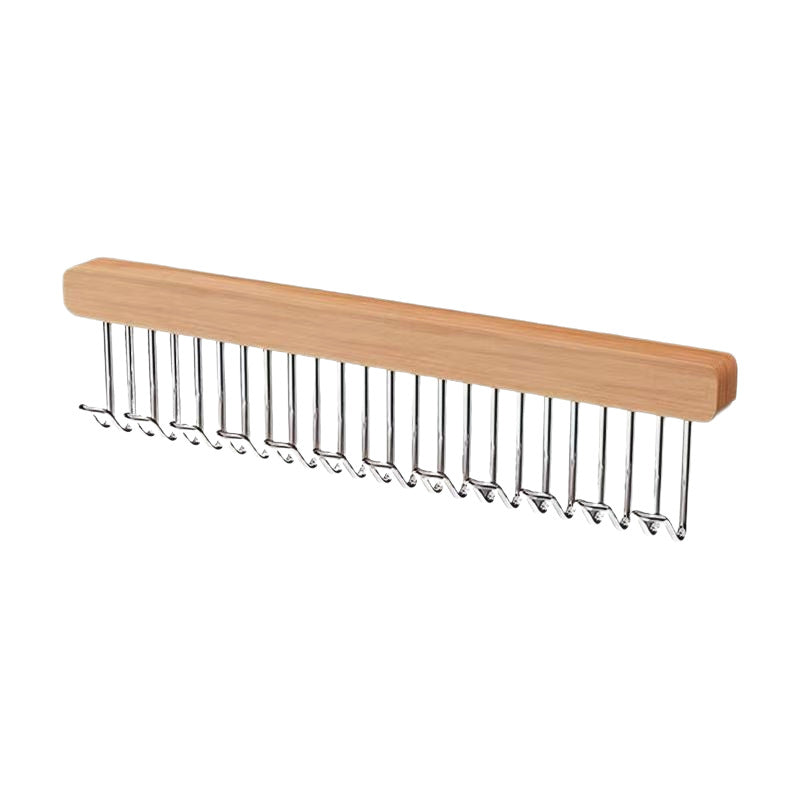 Porte-manteaux en bois massif extensible sans punch avec 8 ou 12 crochetsvotre solution de rangement pour économiser de l'espace