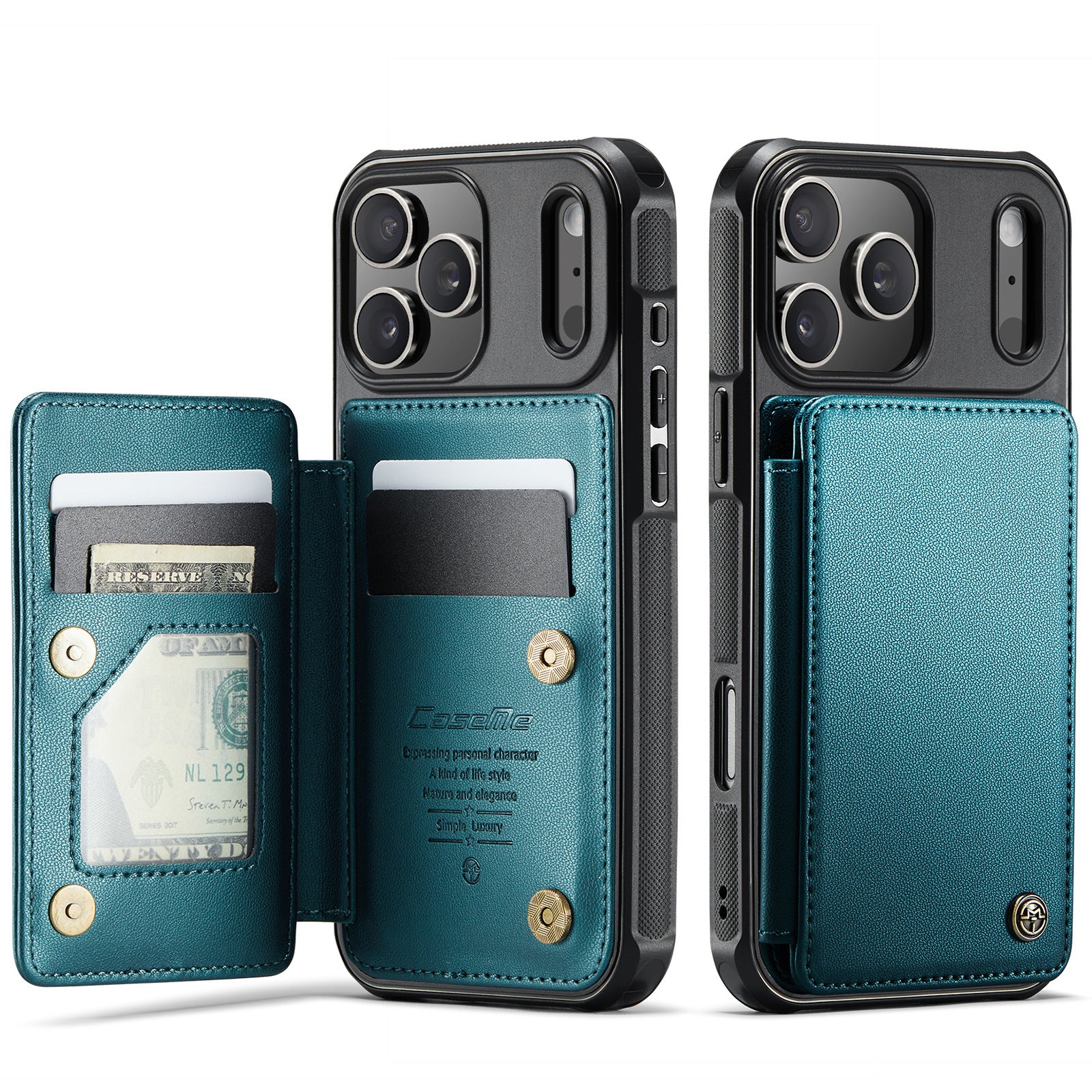 Flip cas de téléphone avec carte fente protection en cuir Case pour la conception anti balayage