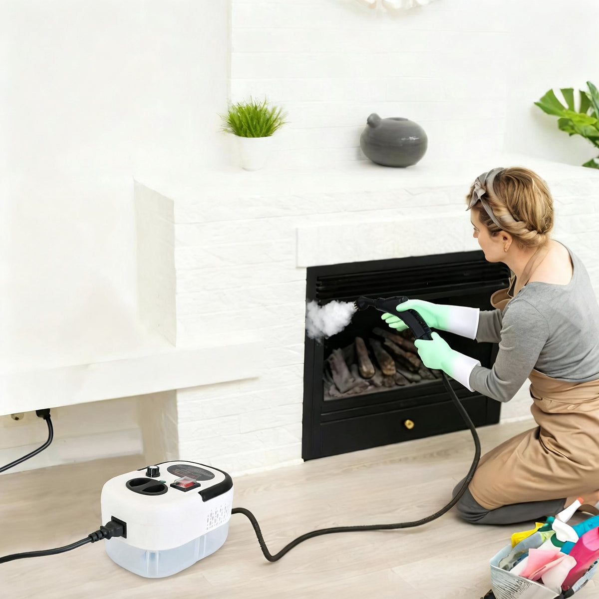 Handheld Steam Cleaner 2500W Multifunctional Small Powerful High Temperature Steamer