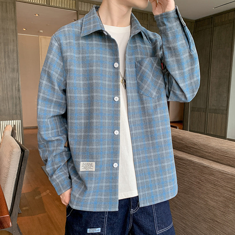 Autumn Mens Trendy Loose-fitting Versatile Top
