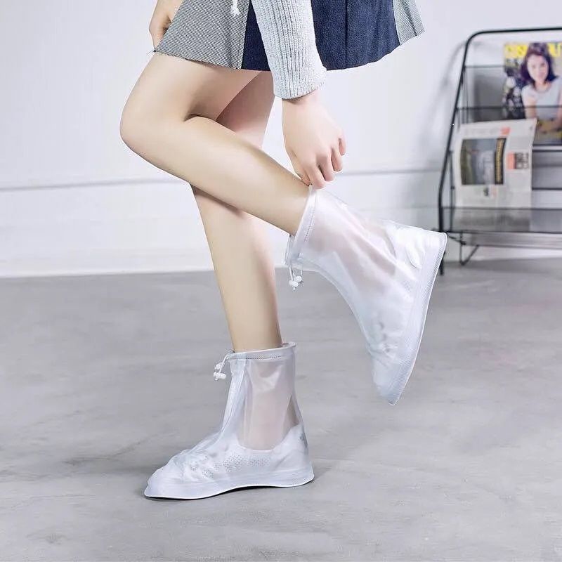 Couverture de bottes de pluie en silicone épaississante et résistante à l'usure