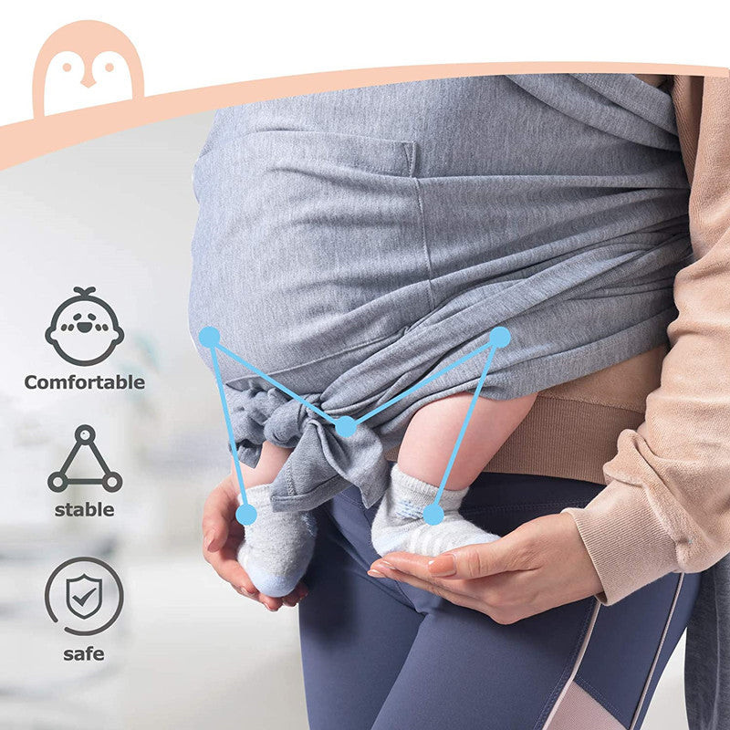 Cotton Cross Simple Baby Sling X-type Front Holding Sleepy Wrap