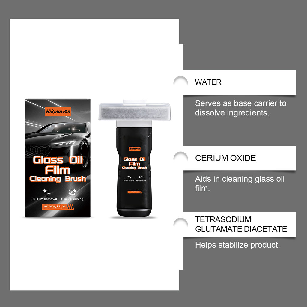 Glass film cleaning brush for car windows