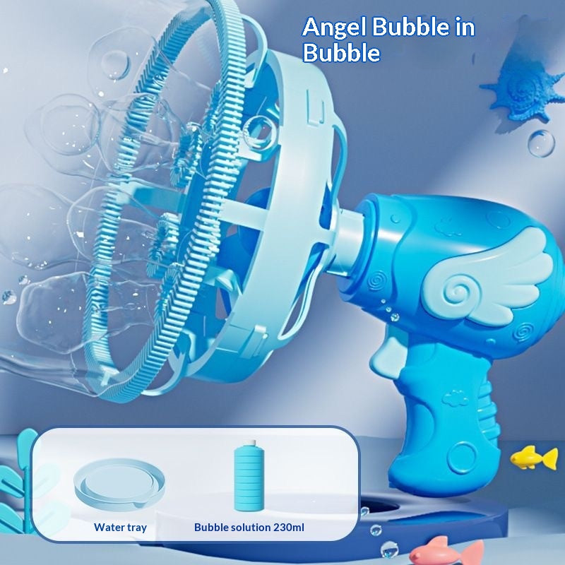 Une machine à bulles cool dans la forme d'un sous-marin pour enfants