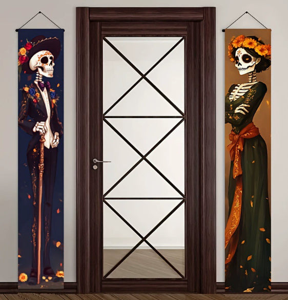 Jour des morts Decor de porc Décor Chic Skeleton couple ornements