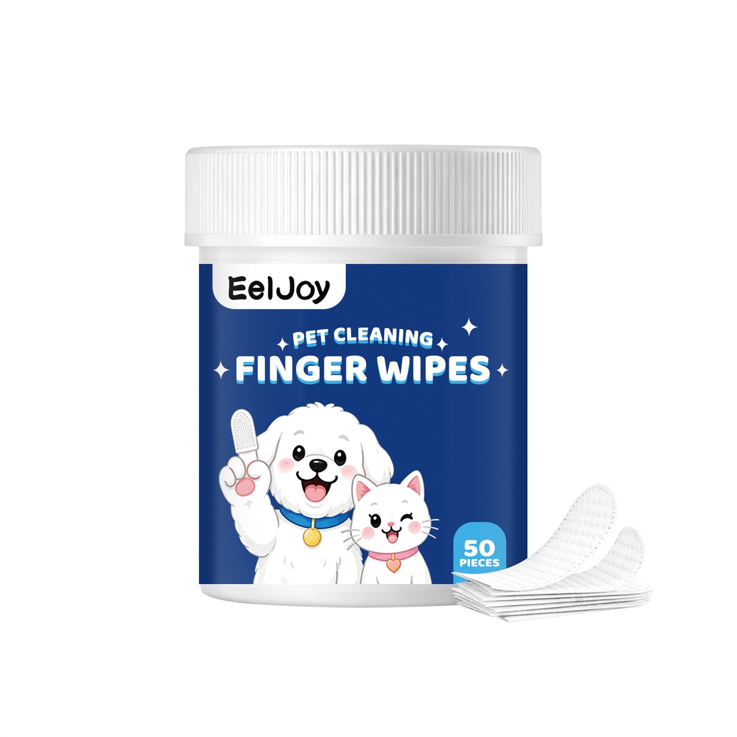 Essuie-doigts nettoyants pour animaux de compagnie