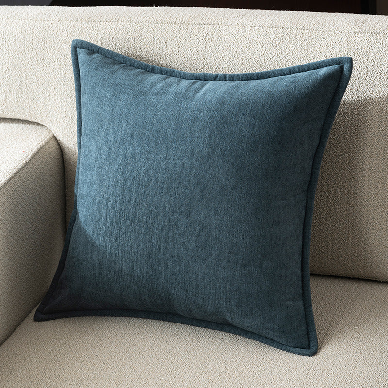 Haut-de-gamme Chenille Oreiller Salon Canapé Coussin en peluche tissu Bolster