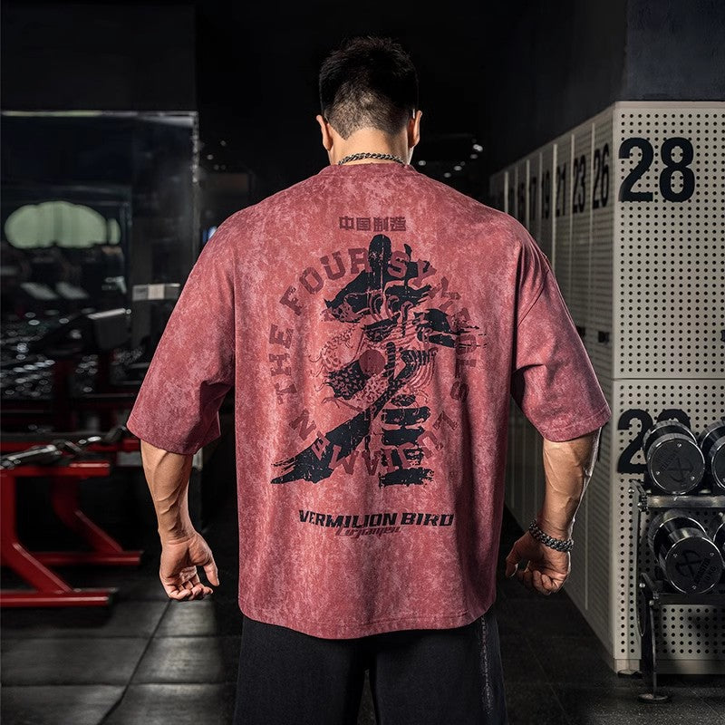 T-shirt sport haut tous les jours perdu Casual