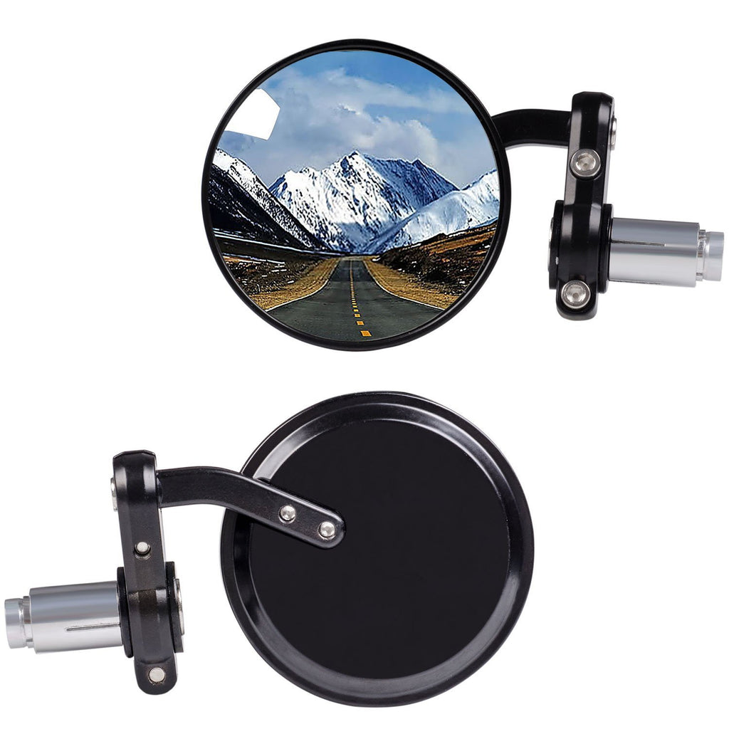 Rétroviseur de guidon modifié moto 22mm Universal guidon miroir moto A