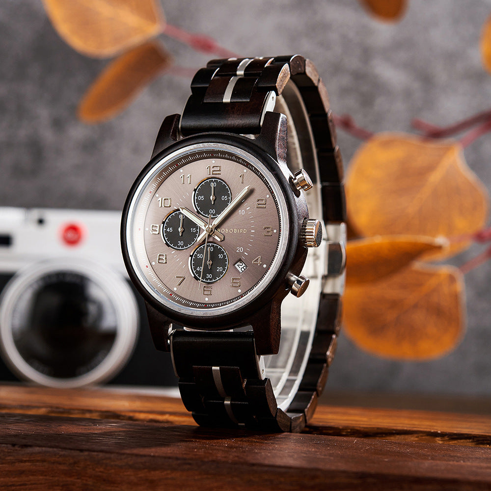 Montre homme en bois