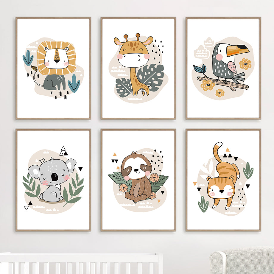 Affiches et imprimés scandinaves pour décoration de chambre