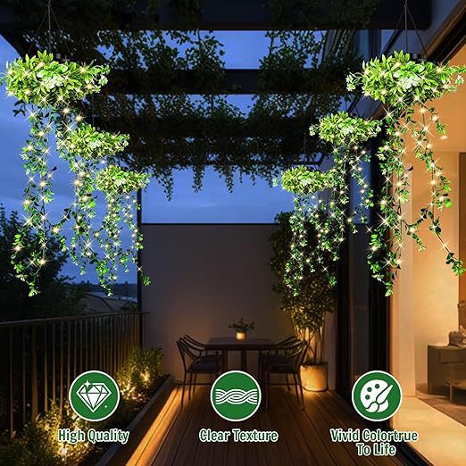 Imperméable Plant suspendu Jardin Balcon Décoratif Paysage Lumière
