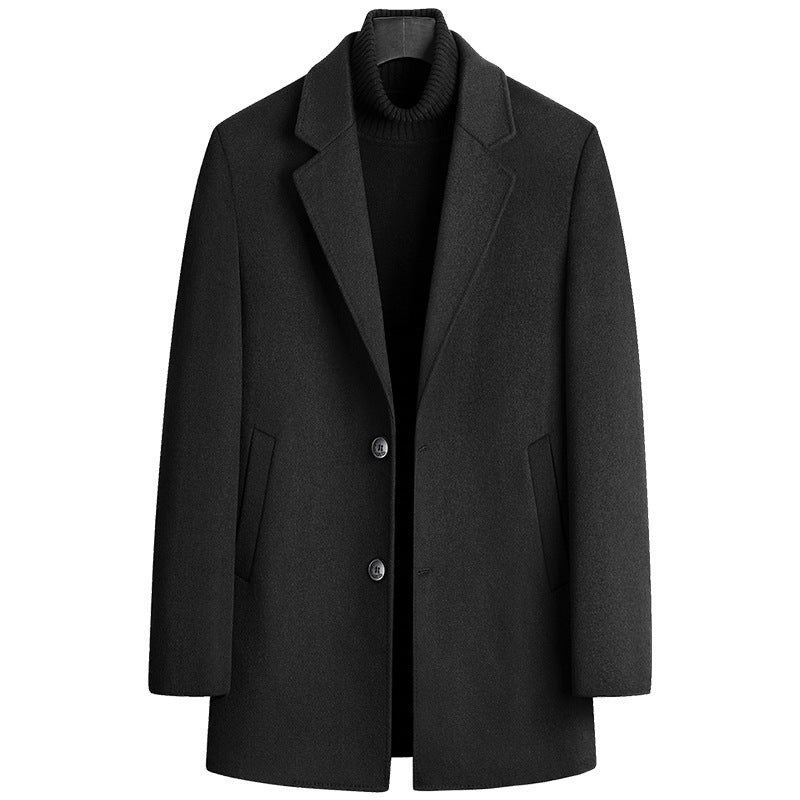 Surpoil de laine à manches simples pour hommes avec doublure en coton et épaisseur supplémentaire