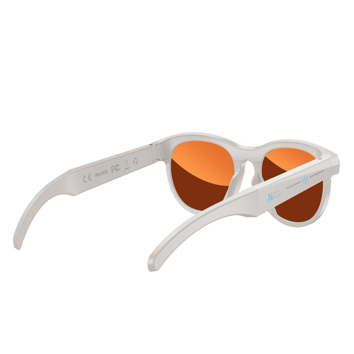Lunettes intelligentes 2MP AI avec caméra Lunettes de soleil Bluetooth pour la traduction d'appel de musique M88
