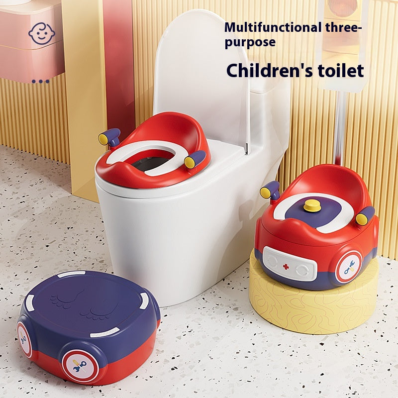 Voiture pour enfants Toilettes multifonctionnelles Formation Toilette Maison Urinale