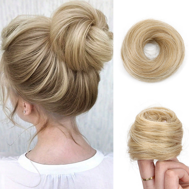 Bande de caoutchouc droite cravate de cheveux pour les femmes