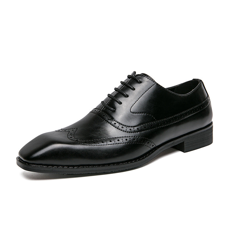 Été Hommes Élégant Formelbusiness-casual chaussures en cuir