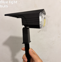 Lampe de faisceau solaire avec deux fonctions de surveillance installées