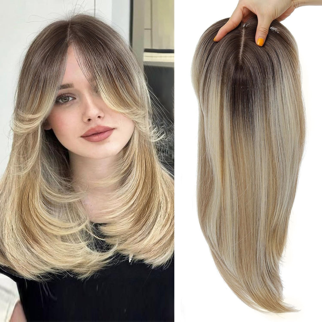 Ombre Figure-huit Bangs Fibre synthétique Long Curls