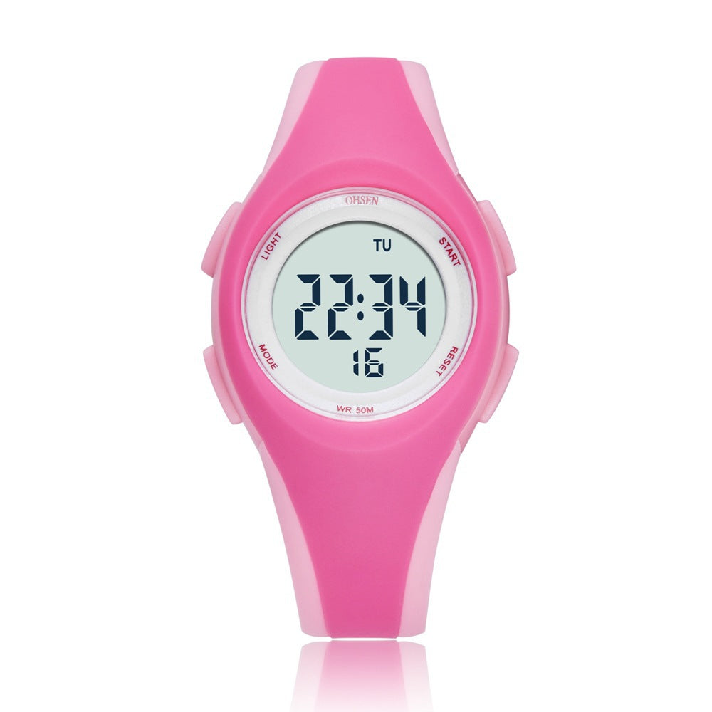 Montre électronique multifonctionnelle étanche pour enfants
