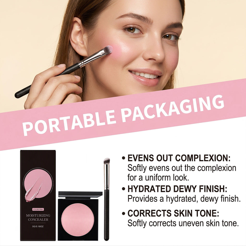 Rose hydratant Concealer Foundation setsmooth et facile à mélanger