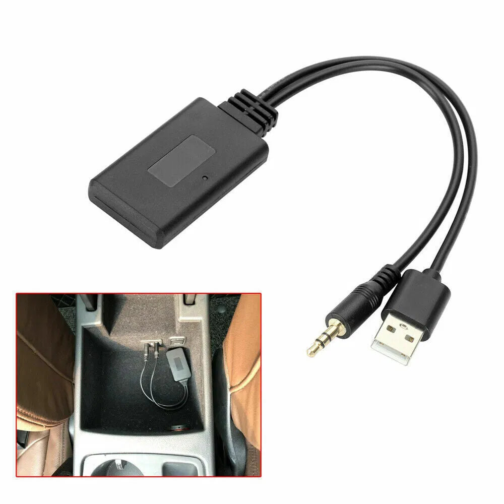 2 En 1 USB Bluetooth 5.0 Récepteur adaptateur sans fil pour PC Kit de voiture