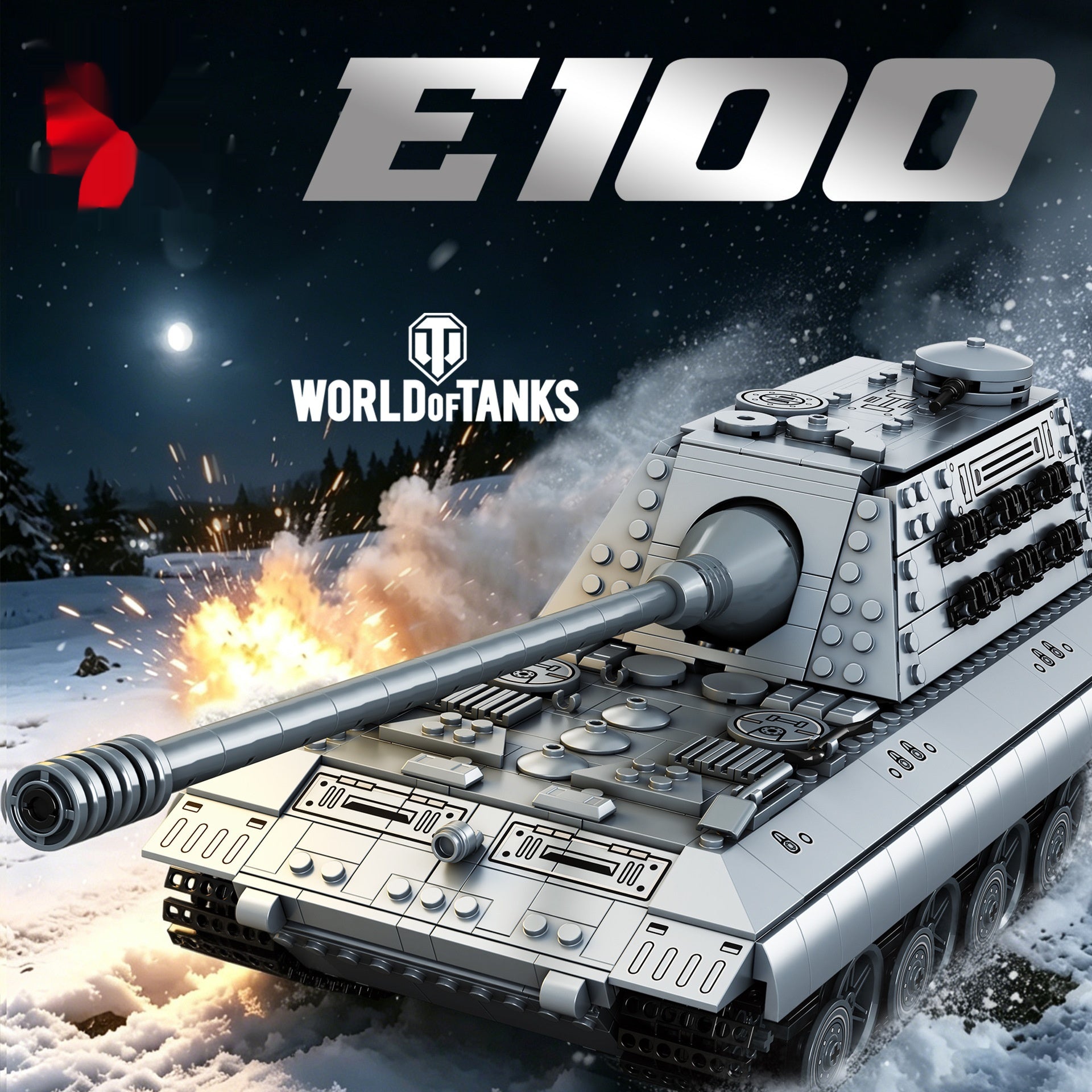 Reobrix E100 World of Tanks Puzzle Toy
