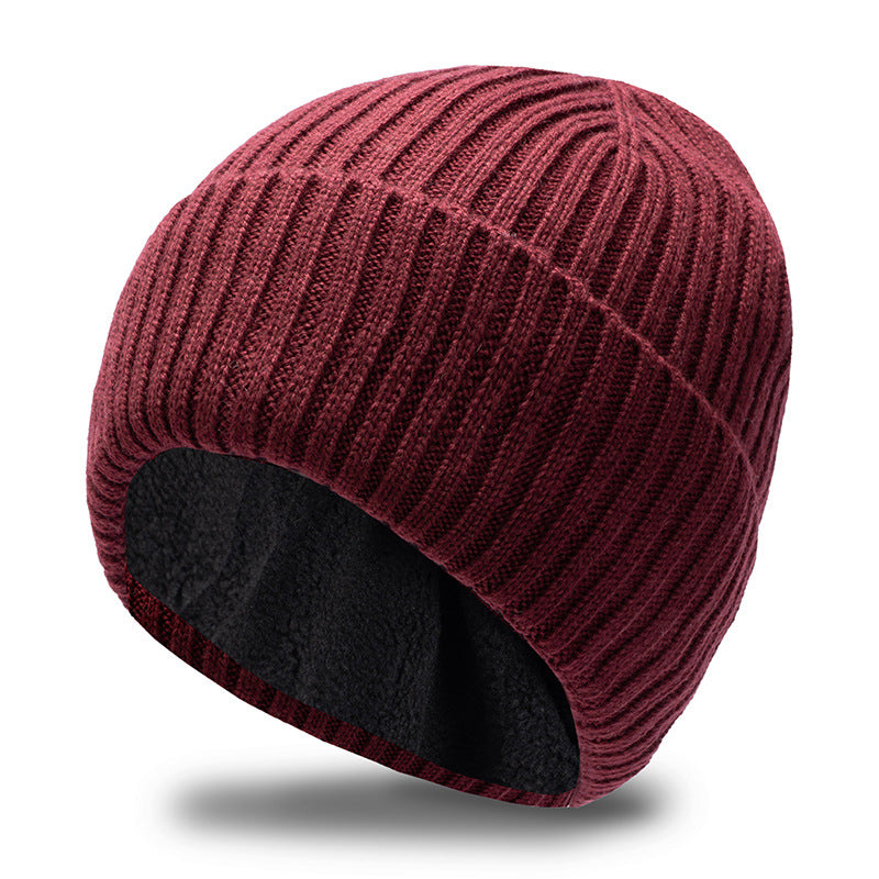 Chapeau d'hiver épais et chaud doublé de polaire