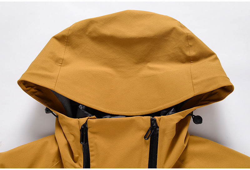 Costume de ski homme et femme en plein air imperméable à l'eau Veneer Double Plaque Costume de ski
