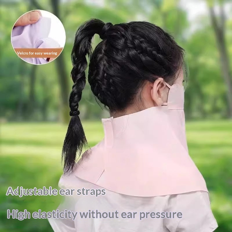 Masque d'été pour la protection des UV et du visage pour les enfants