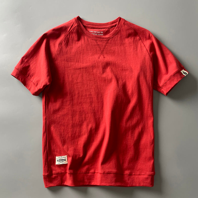 T-shirt à manches courtes pour hommes Retro