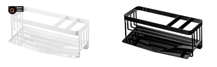 Éponge drainant rack-noir métal modèle-opp sac