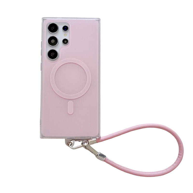 Macaron série de couleurs boîtier de téléphone magnétique