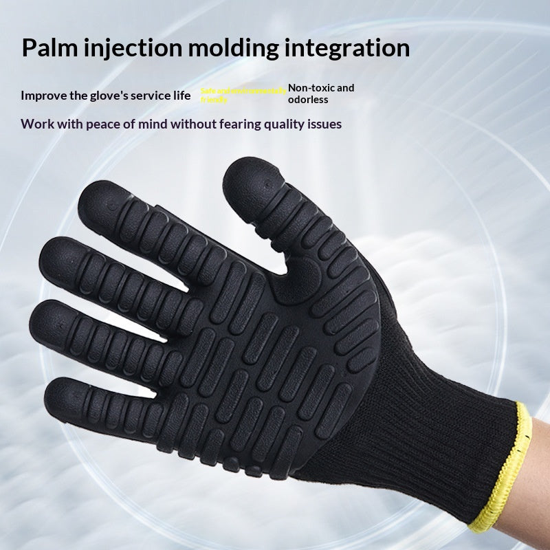 TPR Industrie de la construction mécanique Gants anti-vibrations Palm