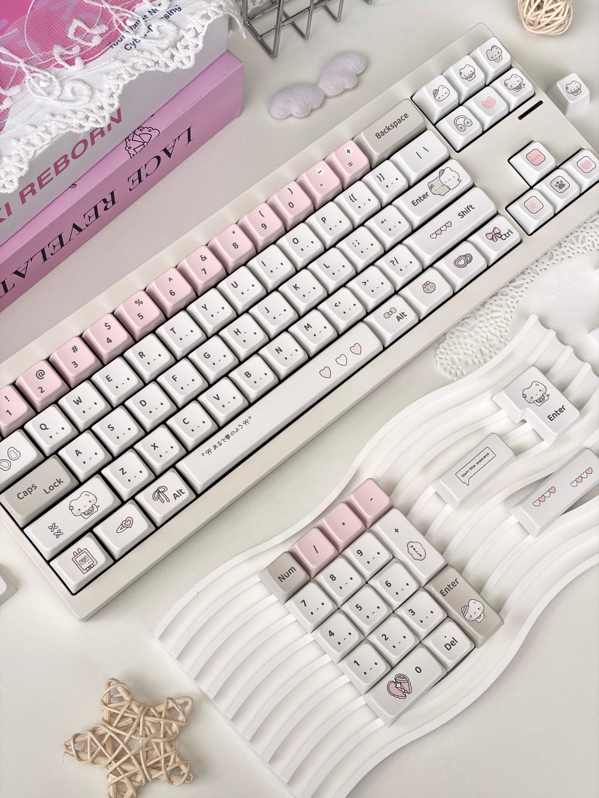 Compatible with 134-key mechanical keyboards OEMMOAMDA Profile Keycaps