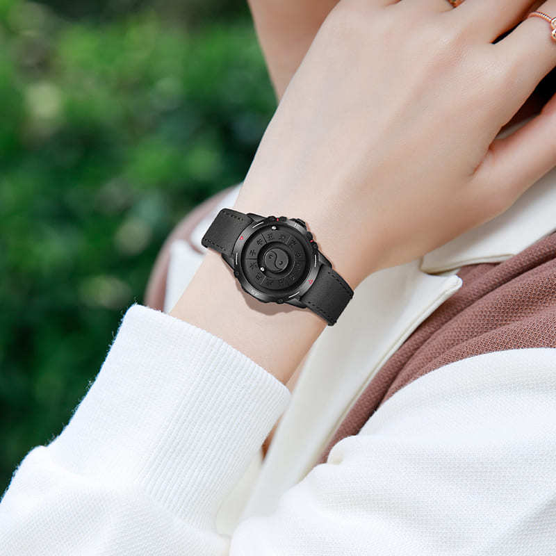 Bagua Maglev boule magnétique montre 12 heures