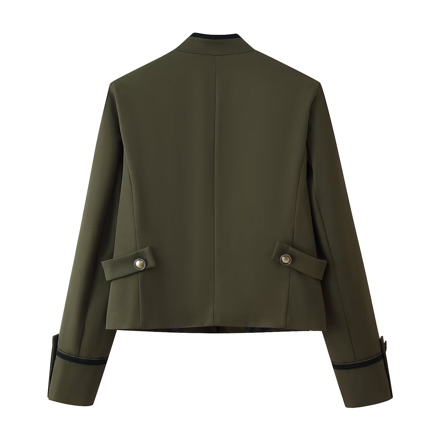 Élégant Blazer avec coussinets et détails de noeud