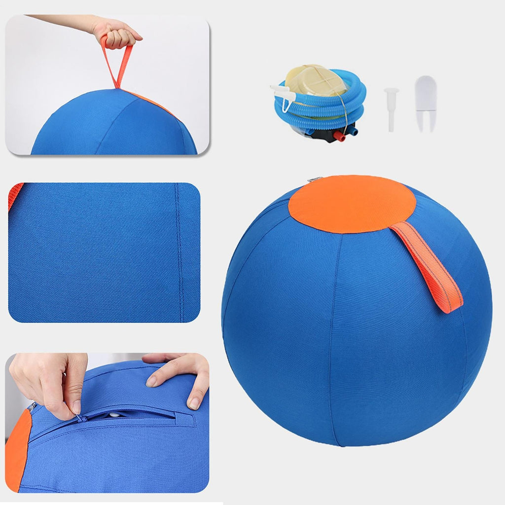 45cm Grand poids résistant à l'usure Gonflable Herding Ball jeu de graisse pour chiens jouer