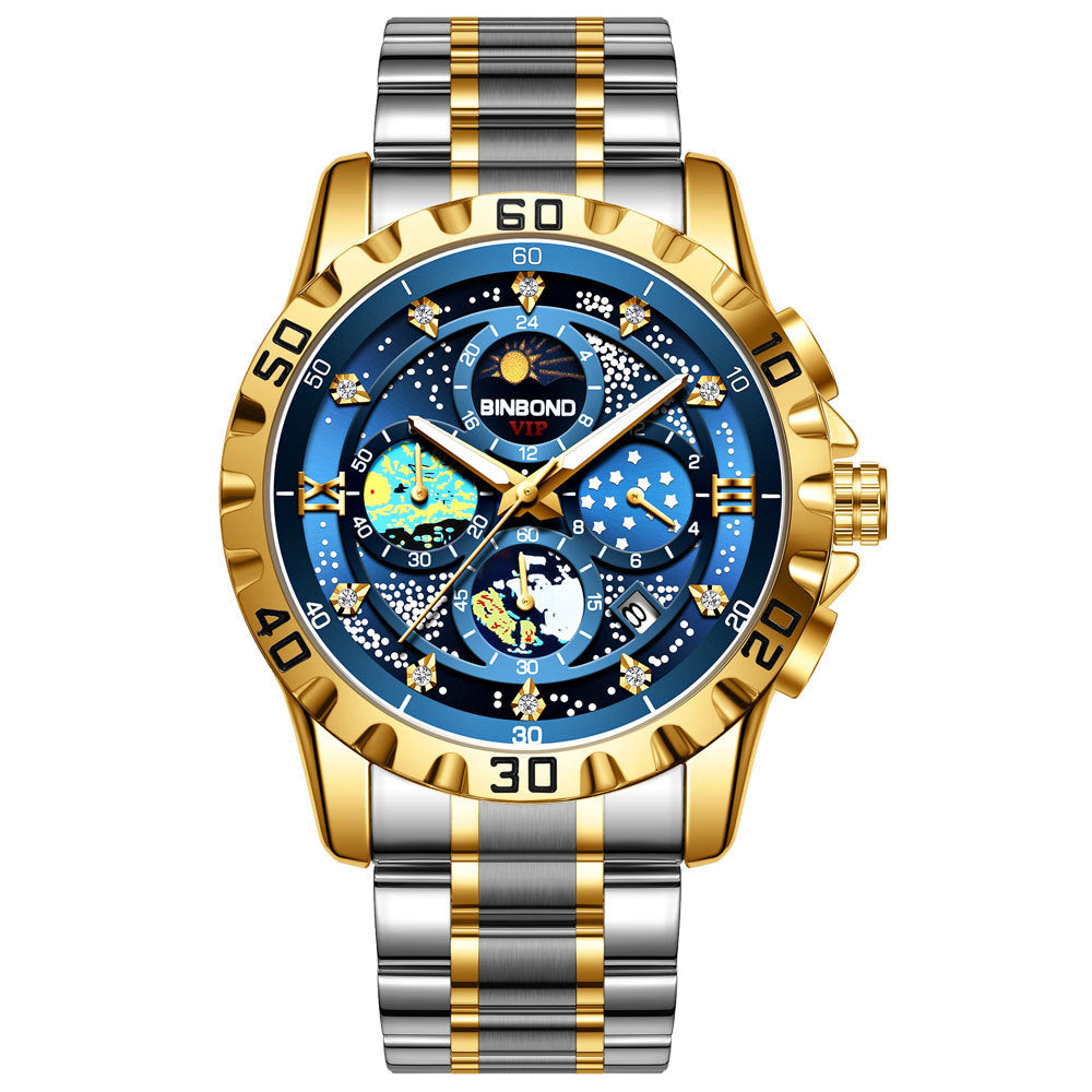 Montres Quartz Business Watch Imperméable Petites Trois broches